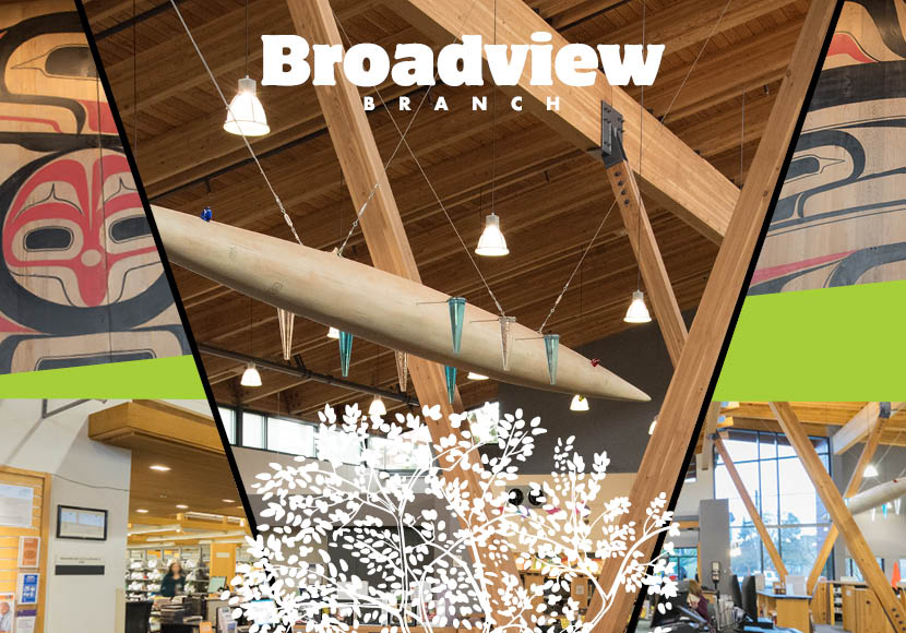 Broadview Branch postcard front