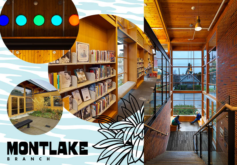Montlake Branch postcard front