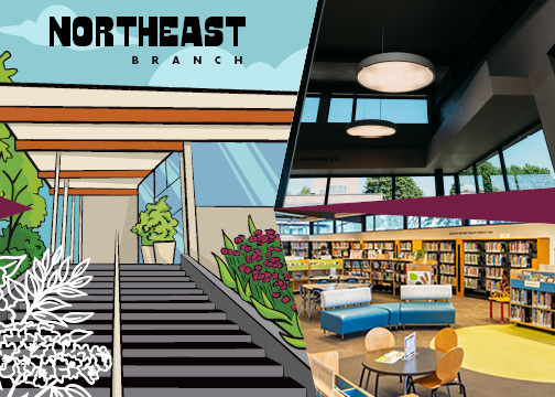 Northeast Branch postcard front