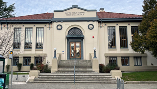  Exterior view of the Green Lake Branch