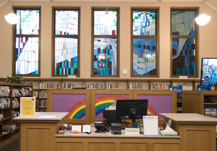 Stained glass windows