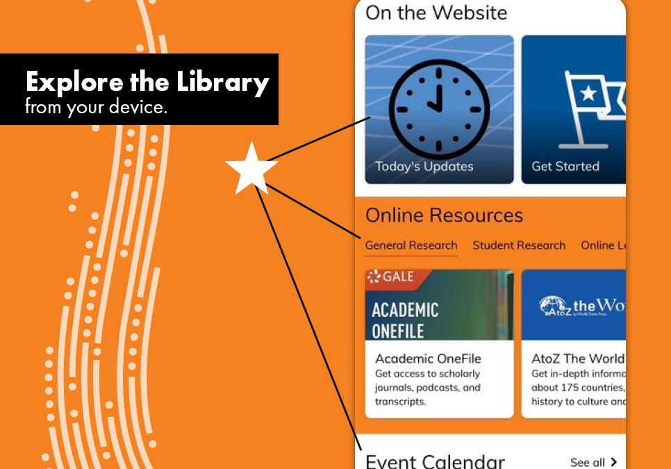 Explore the Library from your device.