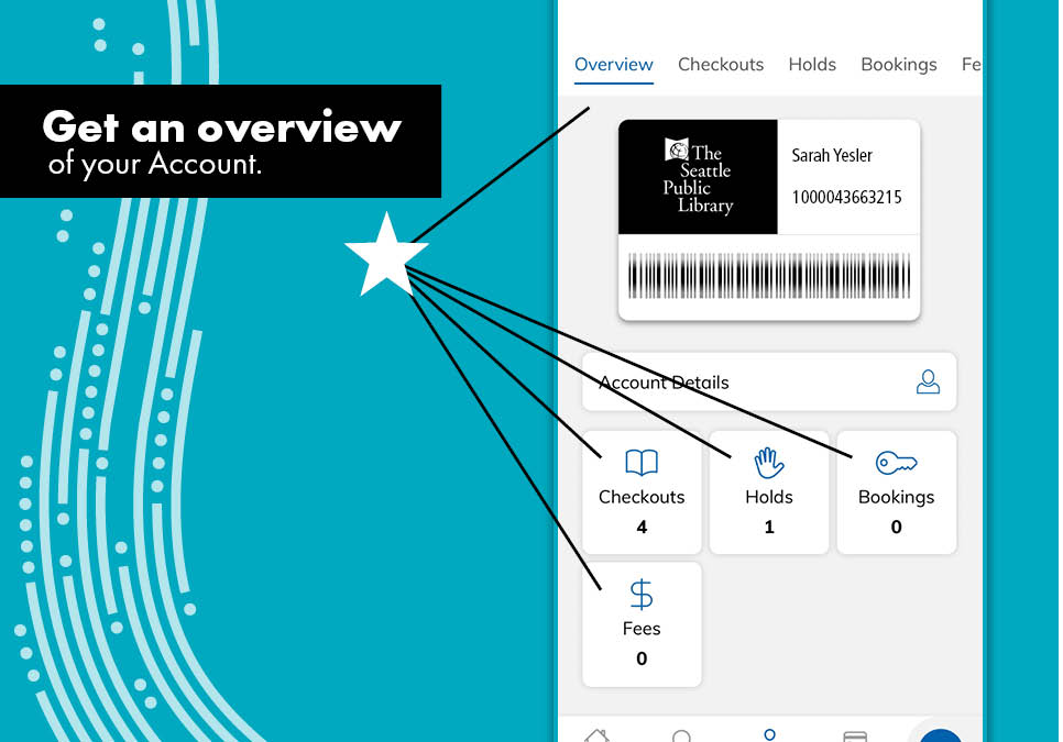 Get an overview of your Account. 