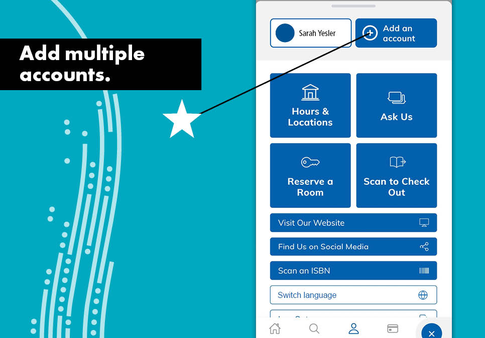 Add multiple accounts. 